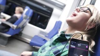 Orgasm Control: Made to cum on the train #5