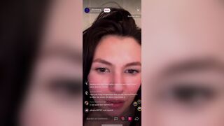 French girl  was taking a shower  and did multiple nip slip during her tiktok live ! Enjoy