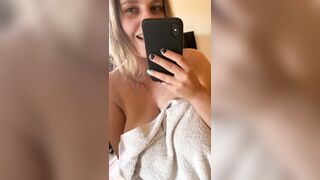 Orgasm: Playing with myself a little before a shower ???? #2